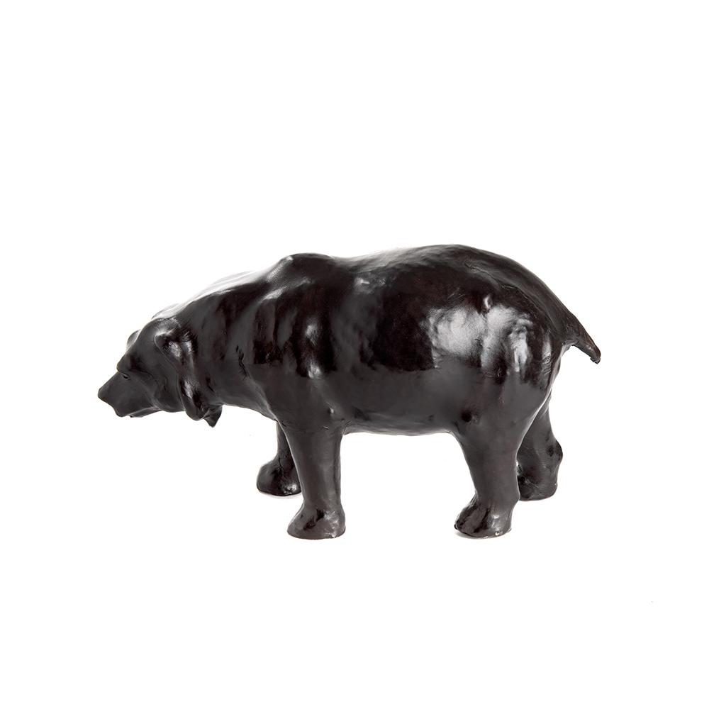 Ashwood Leather LEATHER BEAR SCULPTURE