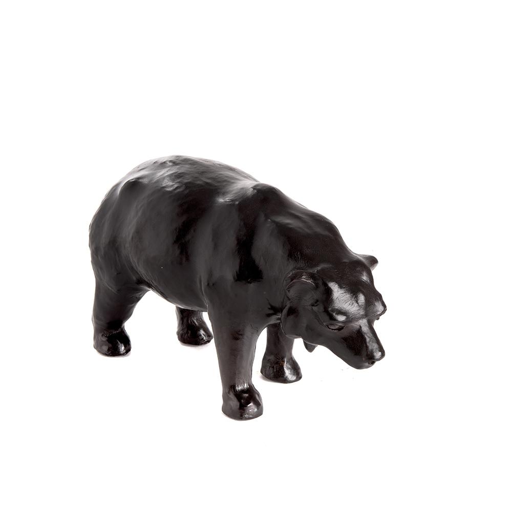 ashwood leather LEATHER BEAR SCULPTURE