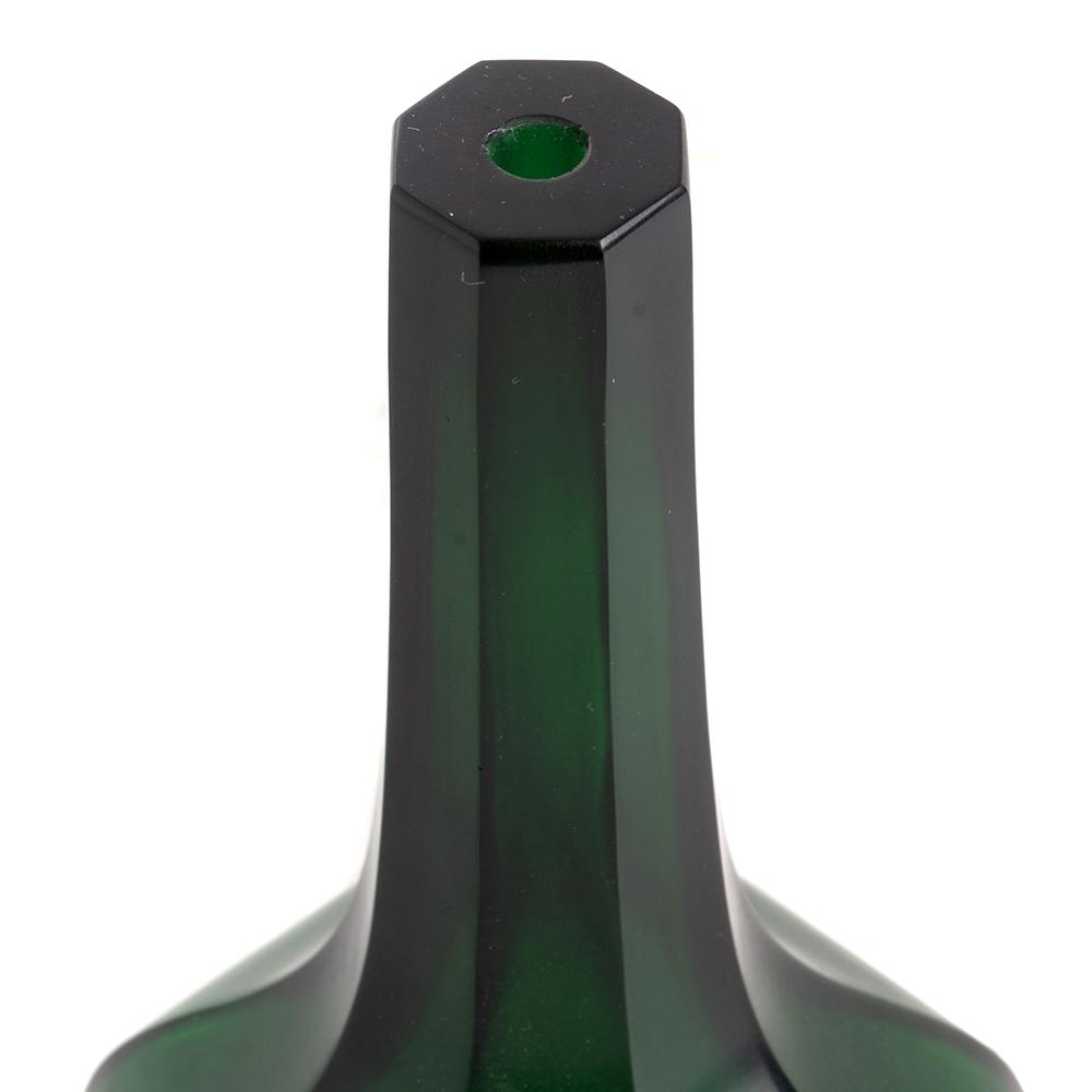 Ashwood Leather LONG NECK VASE OCTO.EMERALD XSS