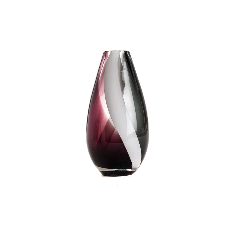 Ashwood Leather OVAL PLANTER POT BLACK KASHMIR