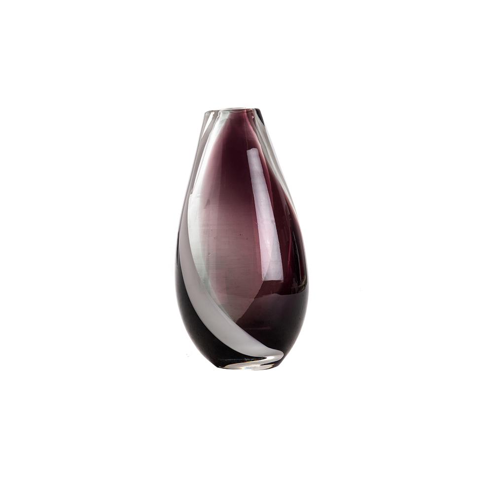 ashwood leather OVAL PLANTER POT BLACK KASHMIR