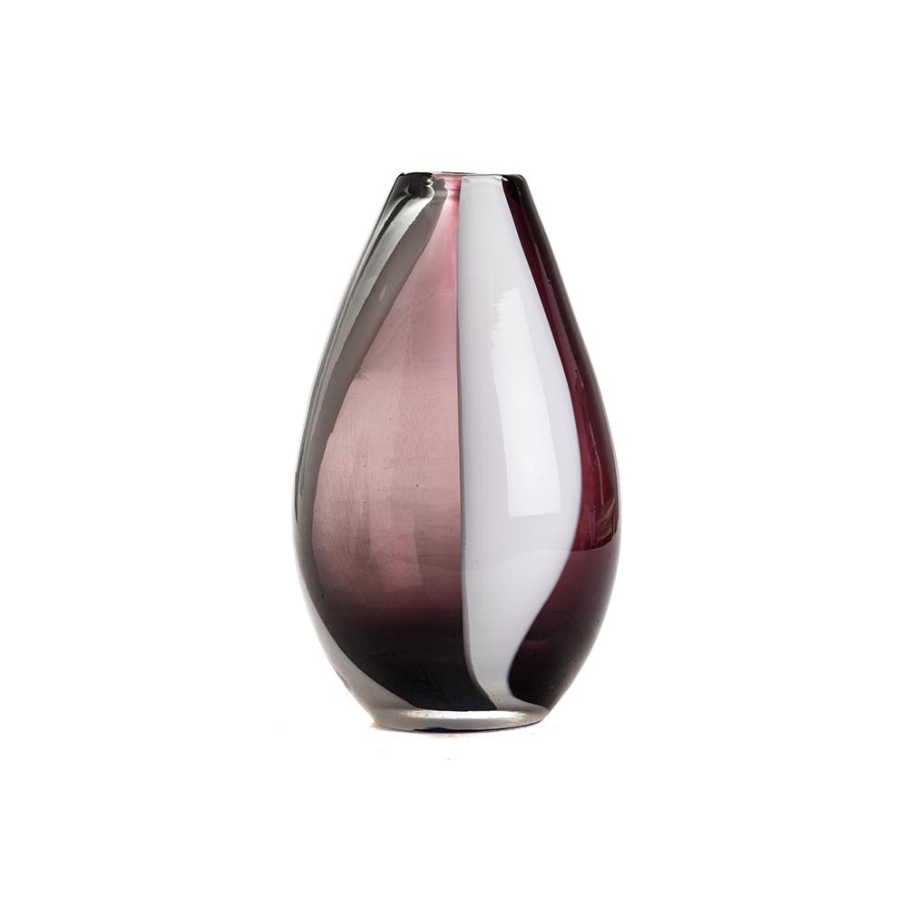 Ashwood Leather OVAL PLANTER POT GEOMETRIC FLOWER