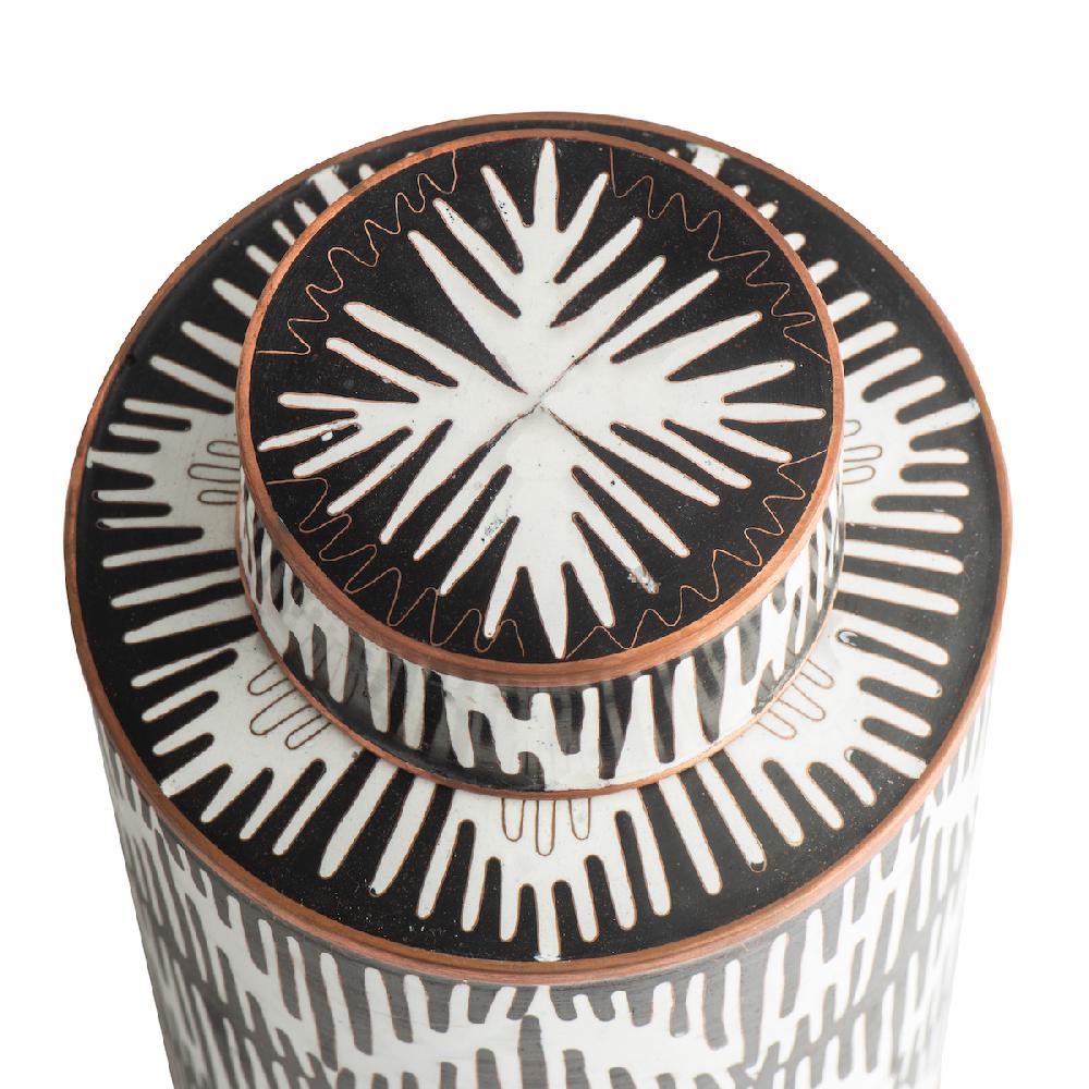 Ashwood Leather POT MS ENAMELED SERENE BLACK