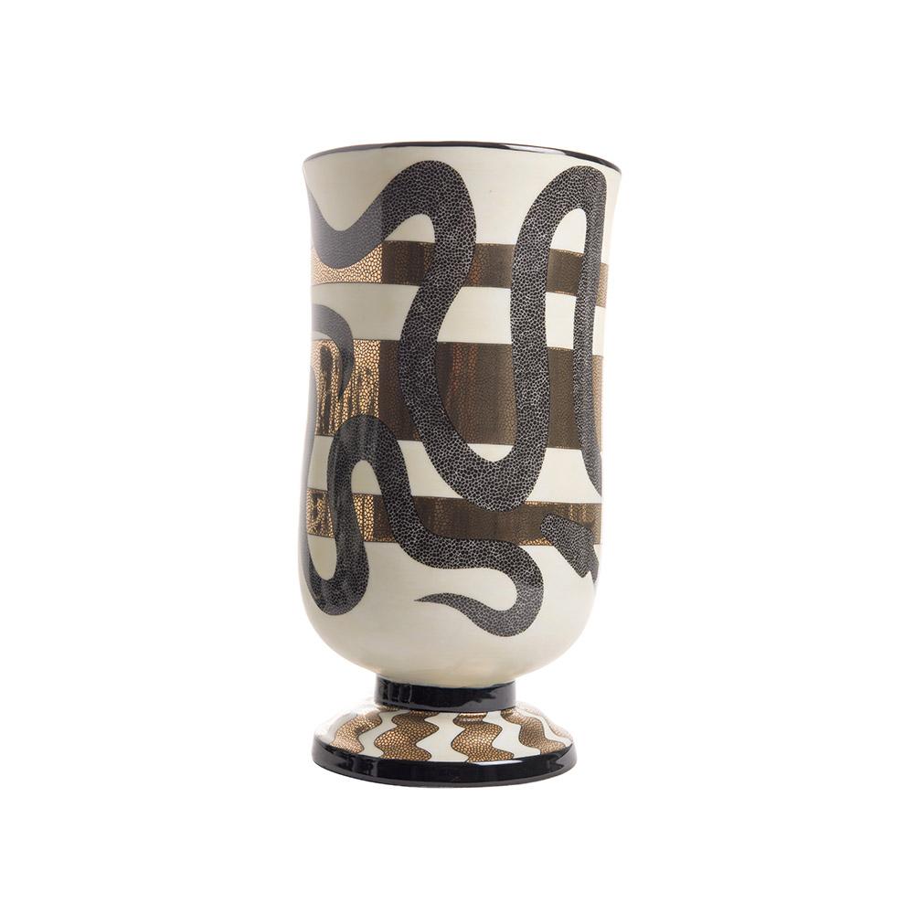 Ashwood Leather SEPENT VASE