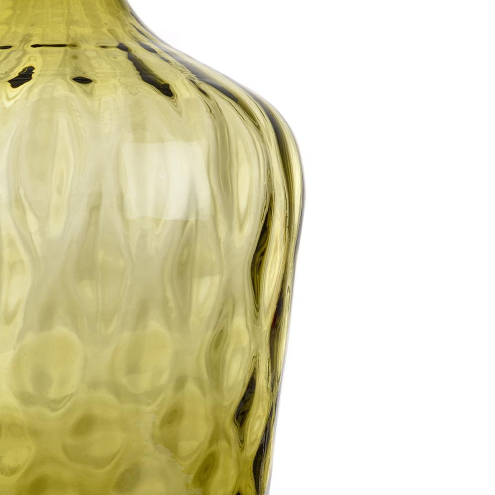 Ashwood Leather STRAIGHT NECK VASE MS ACID GREEN