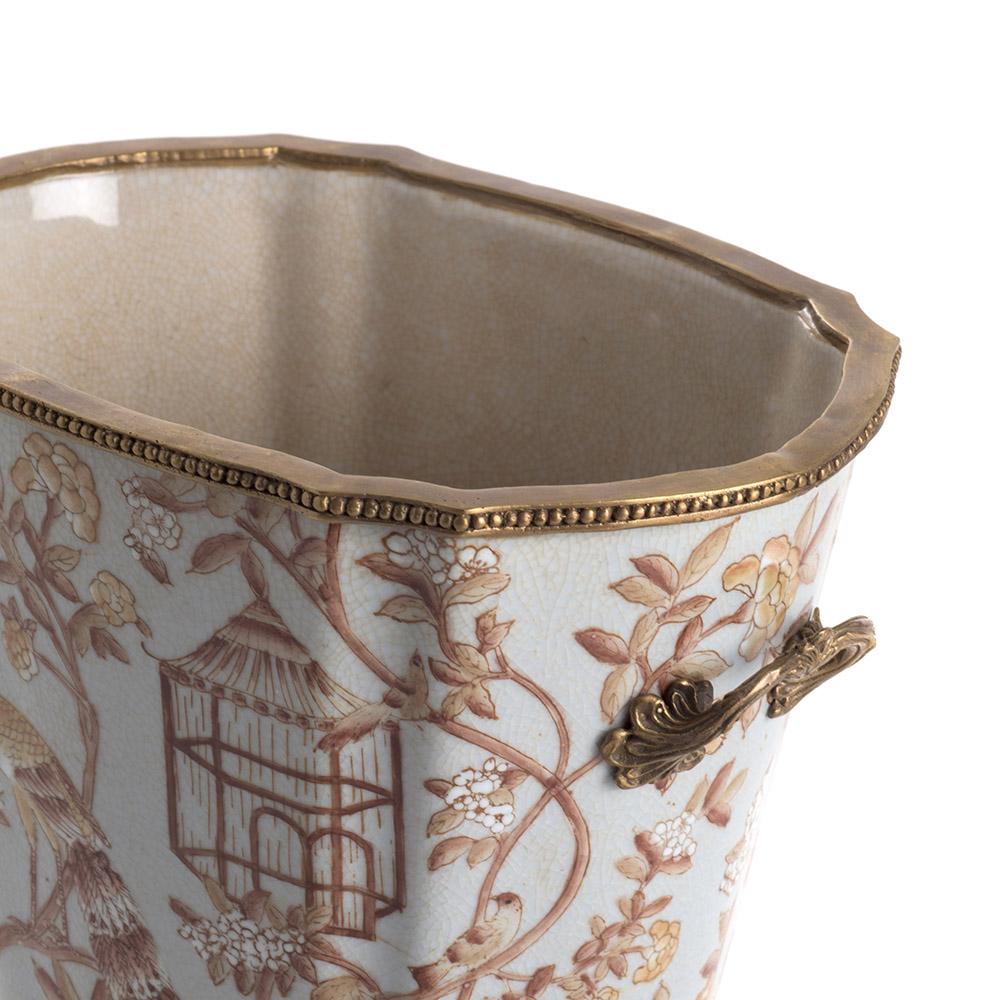 Ashwood Leather STRAIGHT NECK VASE MS ACID GREEN