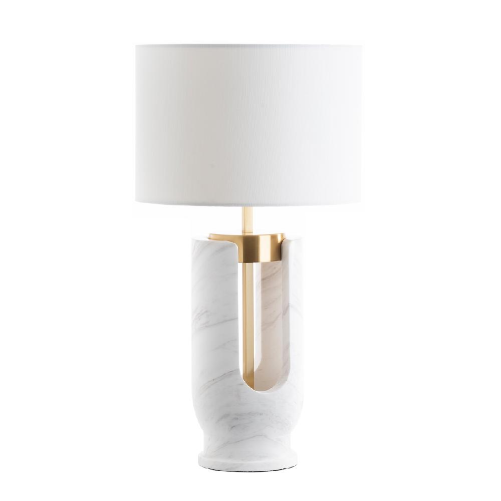 Ashwood Leather TABLE LAMP & SHADE SEA BLUE-E27