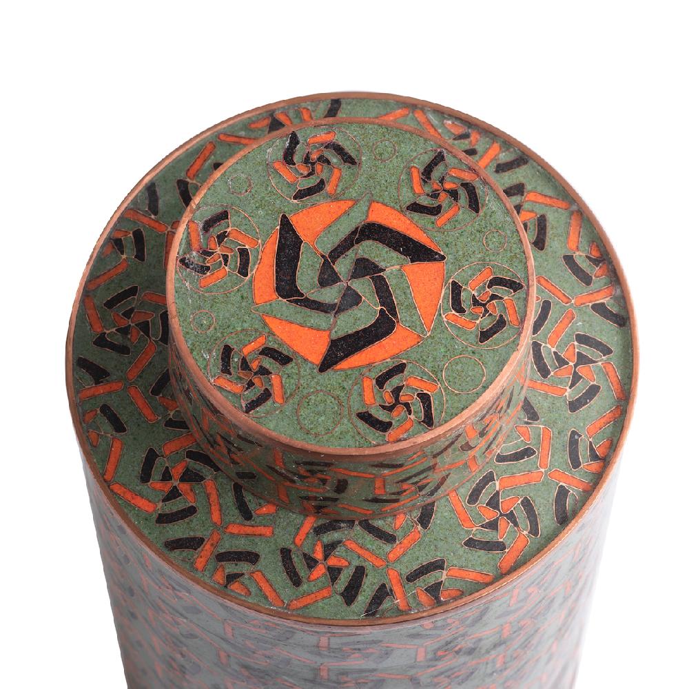 Ashwood Leather TEA POT ‘SHURIKEN’ EGI GREEN MS