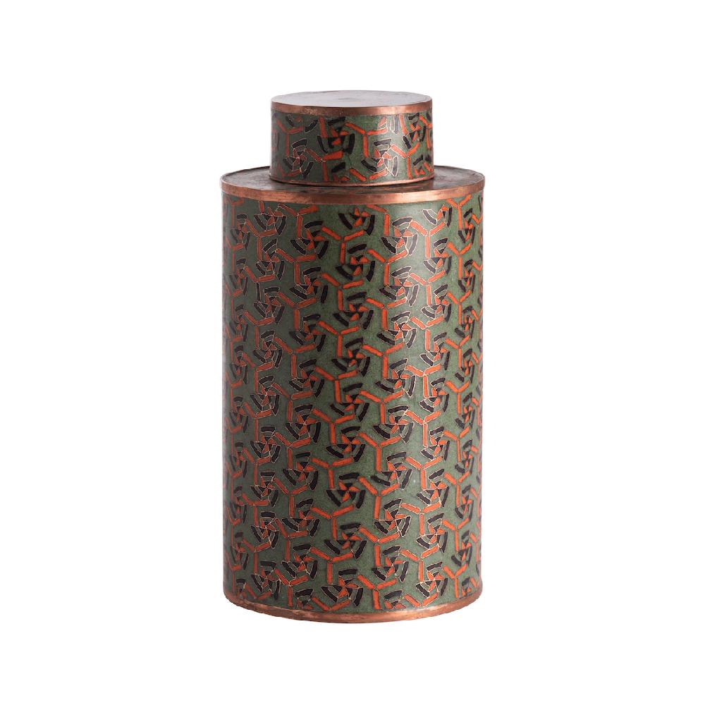 ashwood leather TEA POT ‘SHURIKEN’ EGI GREEN MS