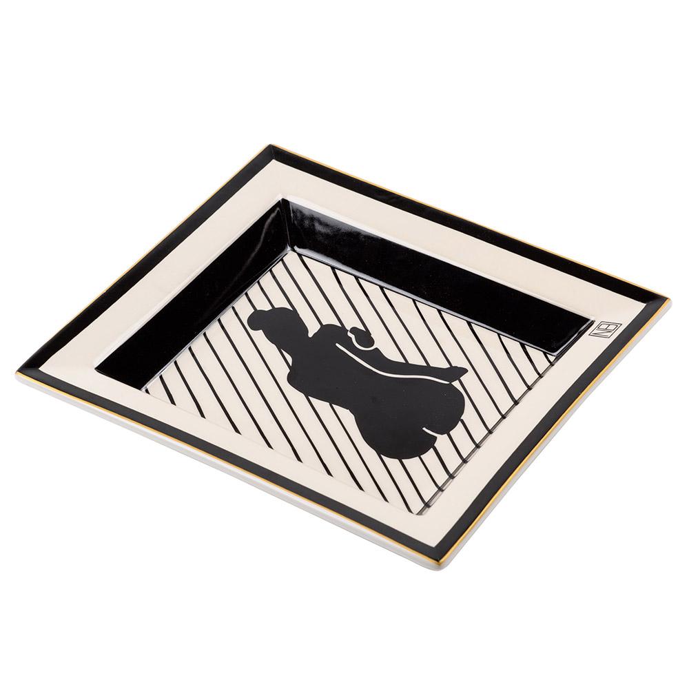 Ashwood Leather TRINKET NAIADES SILHOUETTES BLACK