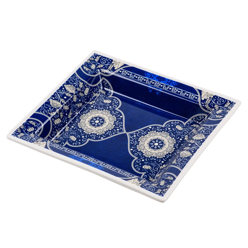 Ashwood Leather TRINKET WHITE BLUE FLOWER