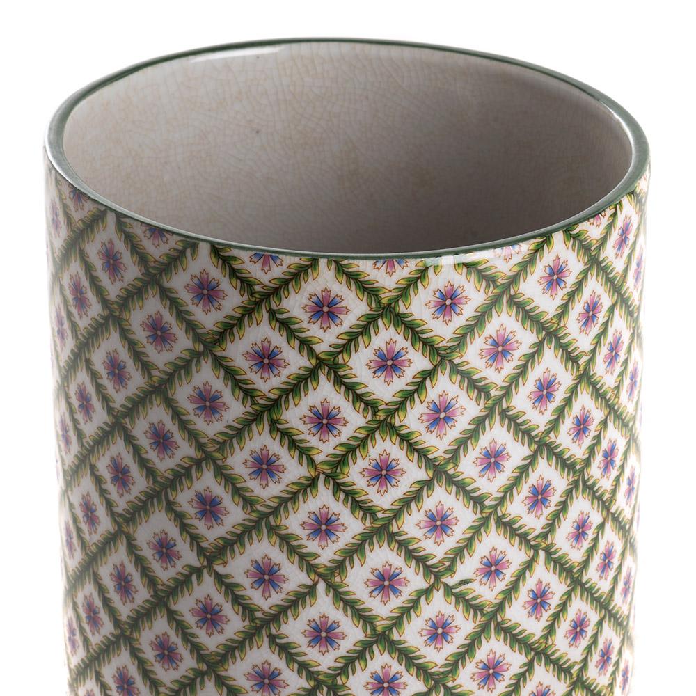 Ashwood Leather PLANTER POT STRAIGHT GEOMETRIC FLOWER