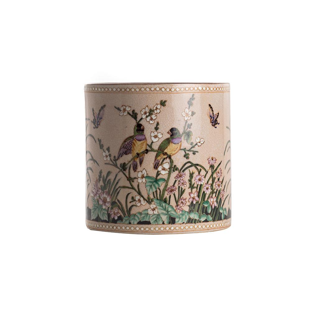 Ashwood Leather PLANTER POT STRAIGHT GOULDIAN FINCH