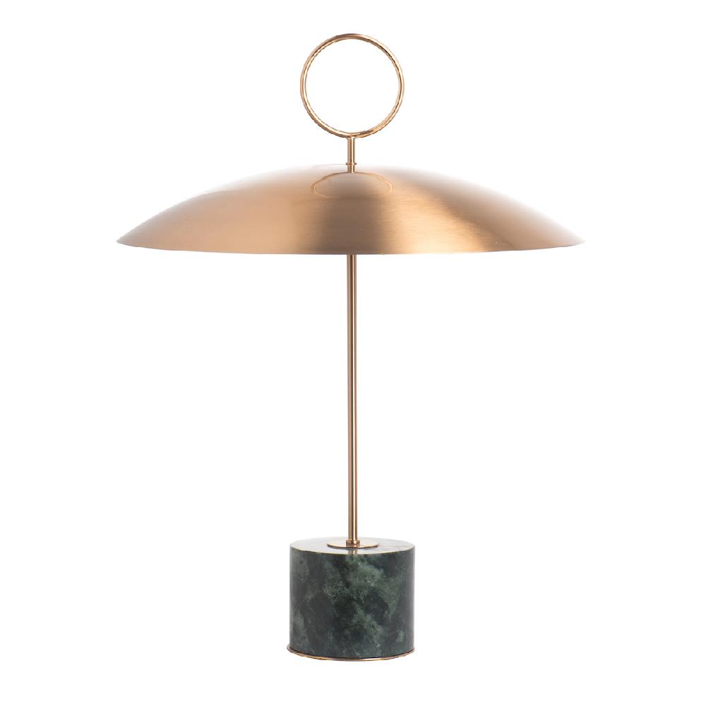 ashwood leather TABLE LAMP ERIC GIZARD MARBLE GREEN LS-G9