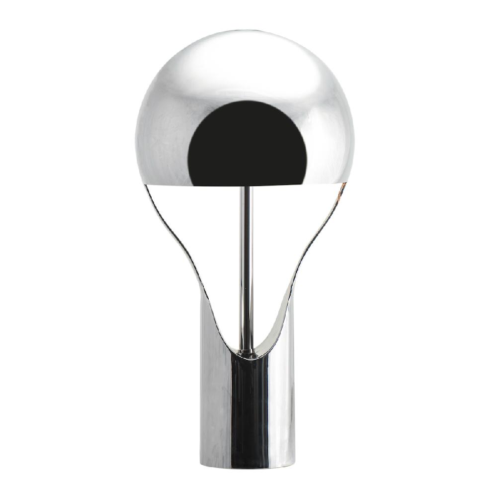 ashwood leather TABLE LAMP ERIC GIZARD SILVER MS-G9