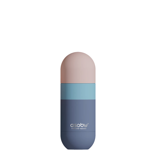asobu Pastel Blue Orb Bottle