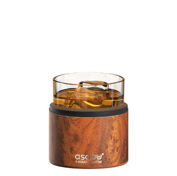 Asobu Wood Whiskey Insulated Sleeve