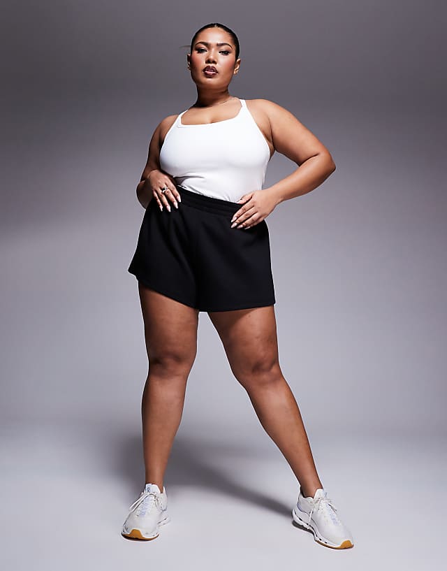 Asos 4505 Curve Icon Performance Sweat Shorts In Black