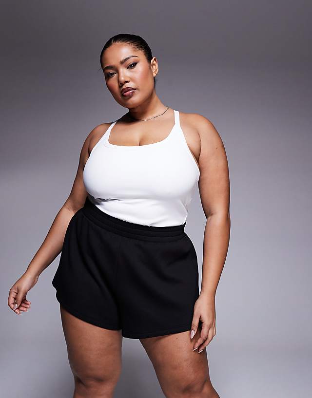 asos 4505 Curve Icon performance sweat shorts in black