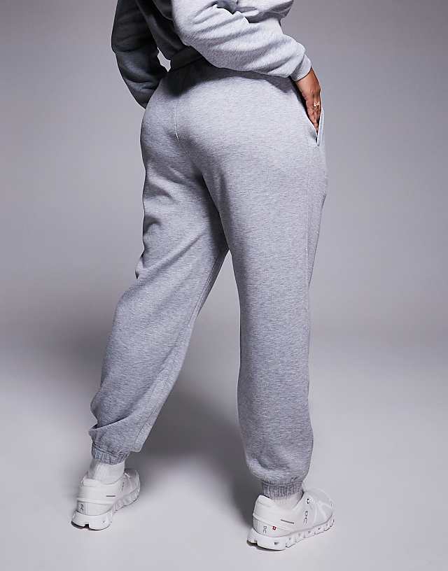 Asos 4505 Curve Performance Training Jogger In Grey Marl