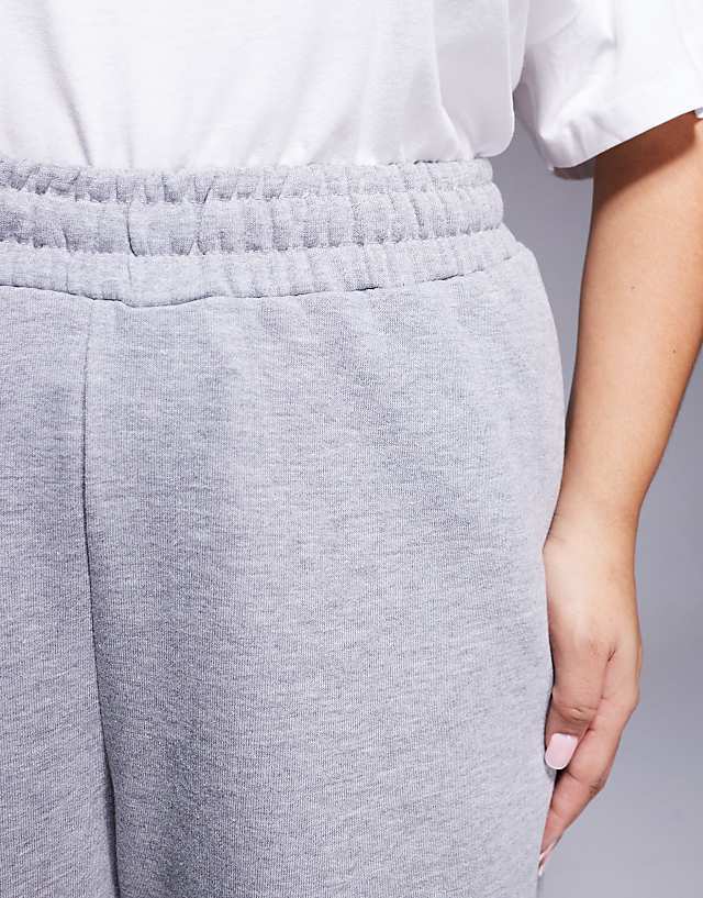 Asos 4505 Curve Quick Dry Heavyweight Training Joggers In Grey Marl