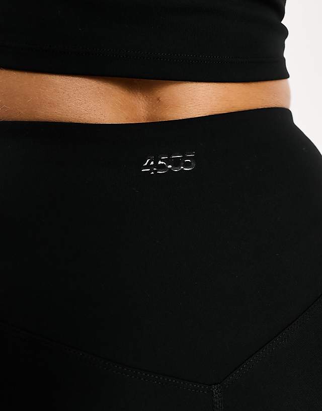 Asos 4505 Hourglass Icon High Waist Soft Touch Yoga Legging In Black