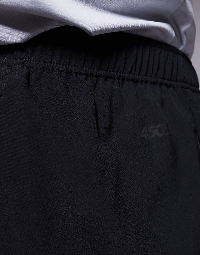 Asos 4505 Icon 3 Inch Quick Dry Running Shorts With Back Phone Pocket In Black