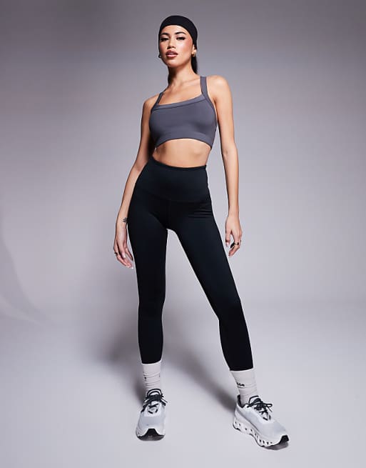 Asos 4505 Icon Active Bum Sculpt High Waist Gym Legging With Inner Pocket In Black