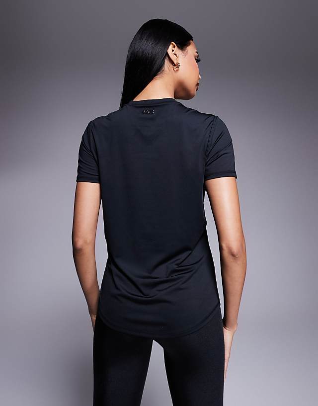 Asos 4505 Icon Active Quick Dry Performance T-shirt In Black
