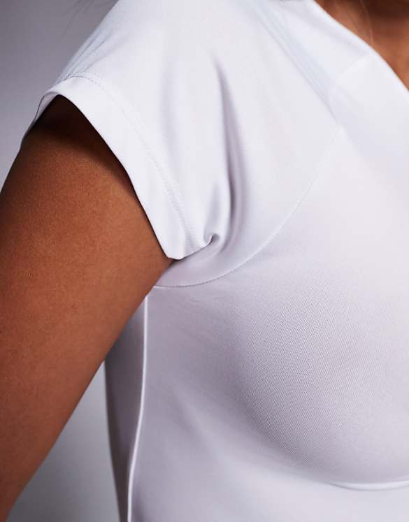 Asos 4505 Icon Active Quick Dry Slim Fit T-shirt In White
