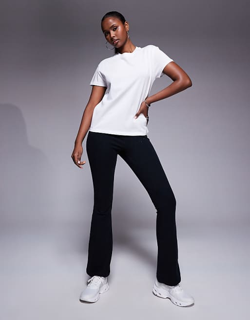Asos 4505 Icon Cotton Boxy T-shirt With Quick Dry Finish In White