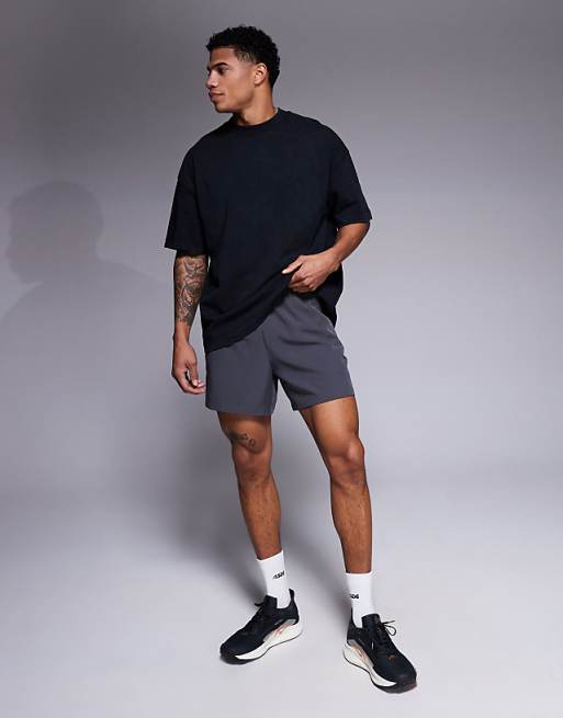 Asos 4505 Icon Heavyweight Cotton Oversized T-shirt With Quick Dry Finish In Black