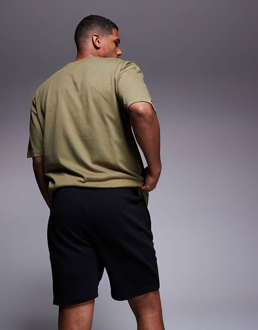Asos 4505 Icon Heavyweight Cotton Sweat Shorts With Quick Dry Finish In Black