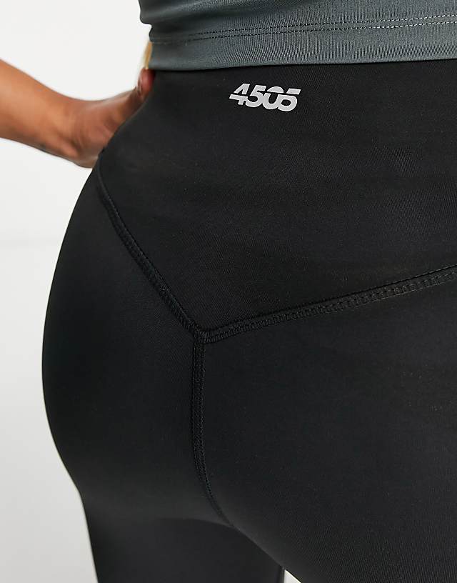 Asos 4505 Icon Legging With Bum Sculpt Seam Detail And Pocket