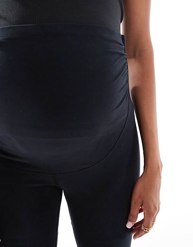 Asos 4505 Icon Maternity Soft Touch Yoga Legging In Black