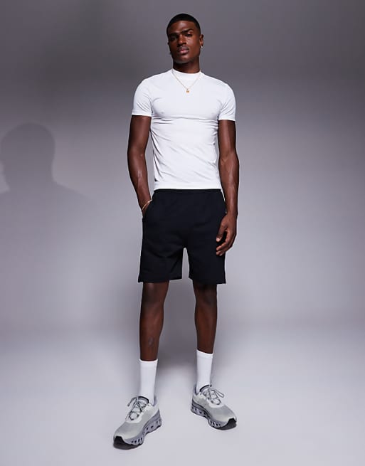 asos 4505 Icon muscle fit training t-shirt with quick dry in white