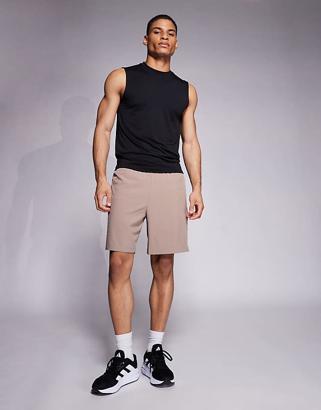 Asos 4505 Icon Muscle Fit Training Tank With Quick Dry In Black