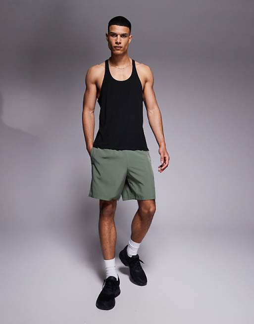 Asos 4505 Icon Performance Jersey Quick Dry Stringer Vest In Black