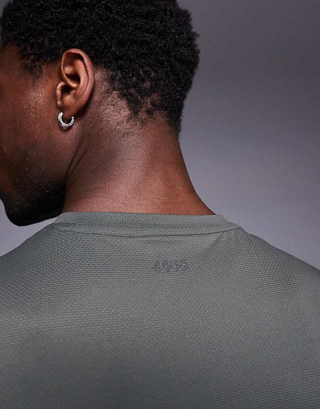 Asos 4505 Icon Quick Dry Mesh Training Tank In Dark Green
