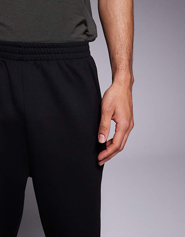 Asos 4505 Icon Quick Dry Tapered Fit Performance Joggers In Black