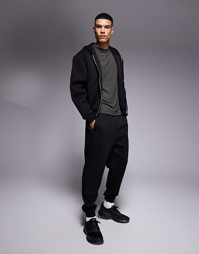 asos 4505 Icon quick dry tapered fit performance joggers in black