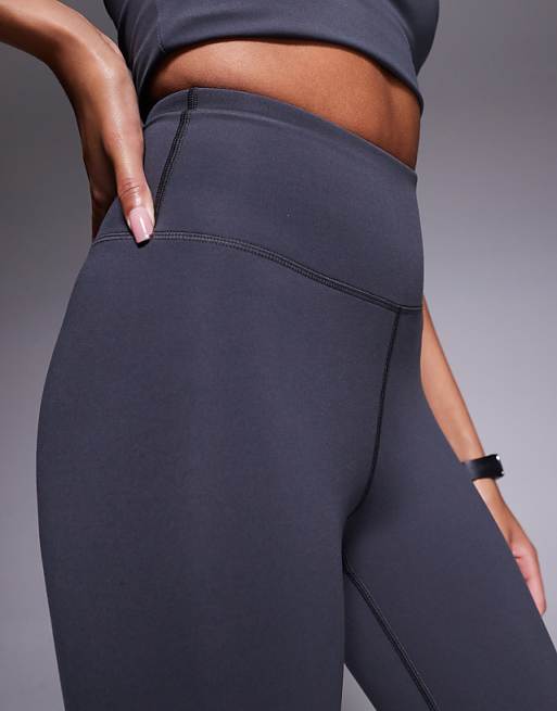Asos 4505 Icon Soft Touch High Waist Yoga Legging In Iron Grey