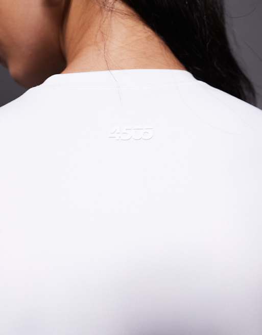 Asos 4505 Icon Soft Touch Studio Baby T-shirt In White