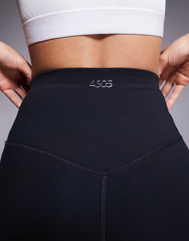 Asos 4505 Petite Icon Soft Touch High Waist Yoga Legging In Black