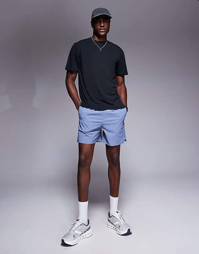 Asos 4505 Quick Dry Performance Jersey Back Graphic Oversized Running T-shirt In Black