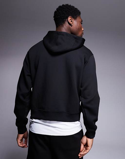 Asos 4505 Quick Dry Performance Jersey Training Hoodie In Black