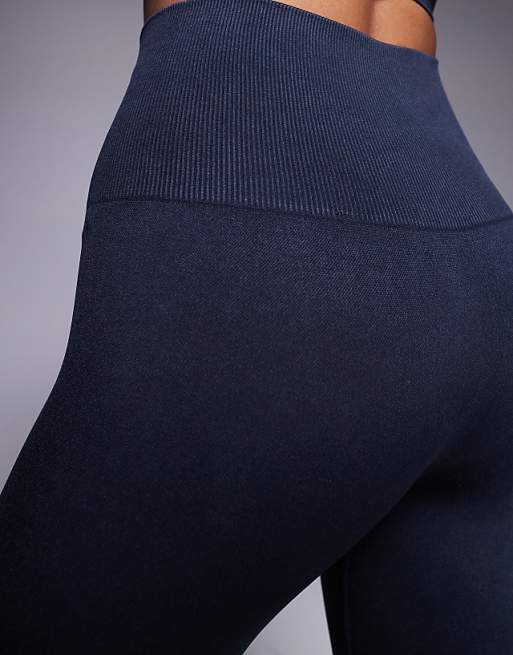 Asos 4505 Seamless High Waist Gym Legging In Washed Black