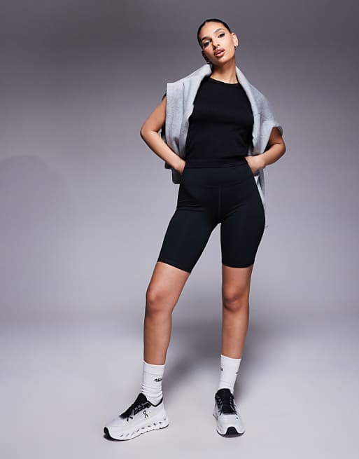Asos 4507 Icon Seamless Rib 90's Racer Back Vest In White