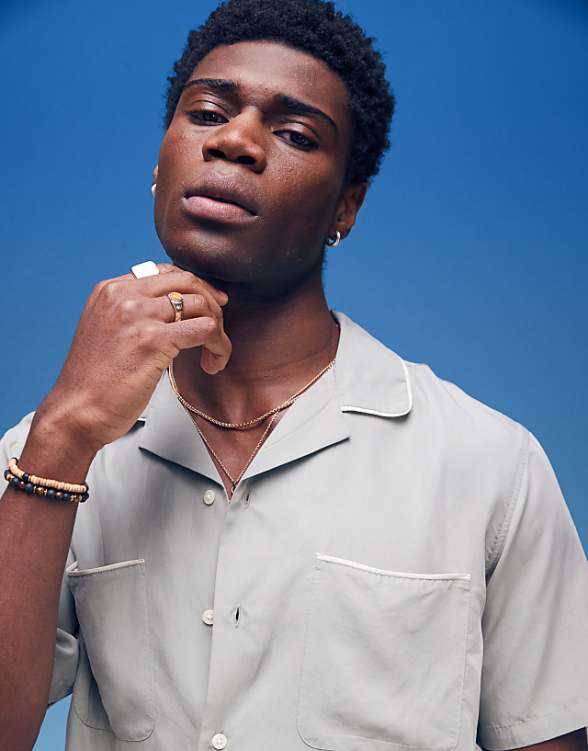 asos Abercrombie & Fitch short sleeve shirt in sage green