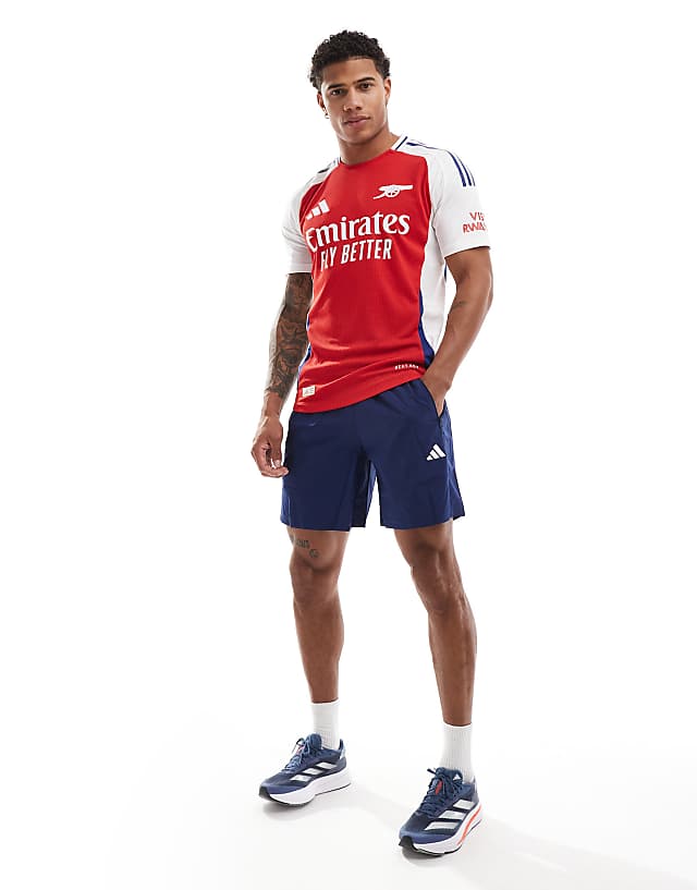 Asos Adidas Football Arsenal 24/25 Home Authentic Jersey In Red